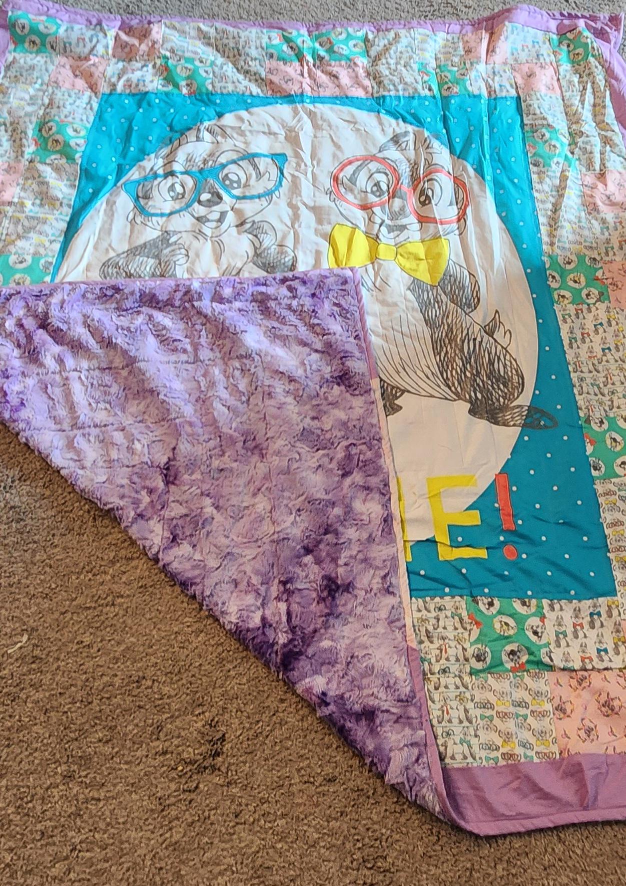 Double Trouble Throw Quilt