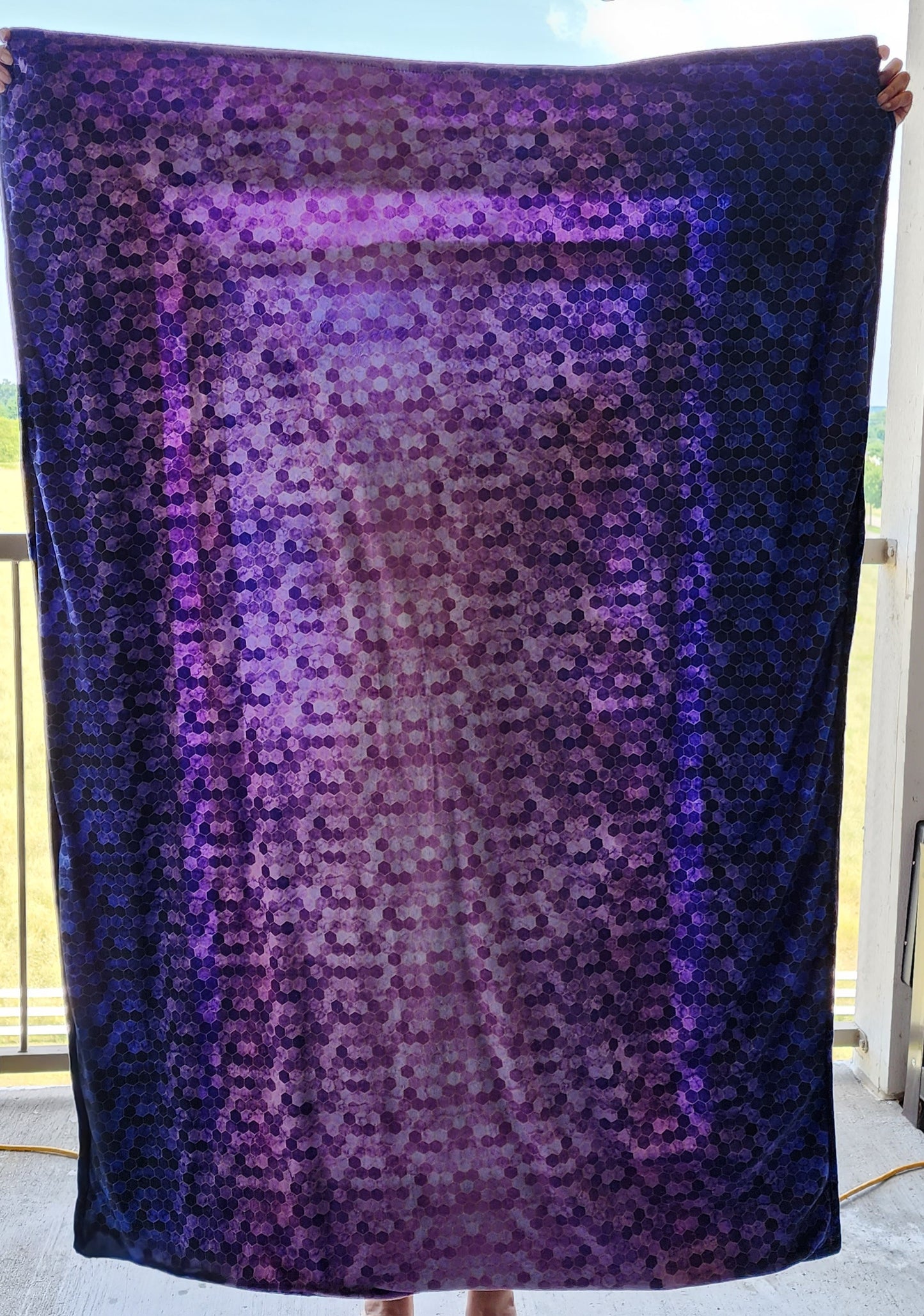 Purple Haze Throw Quilt