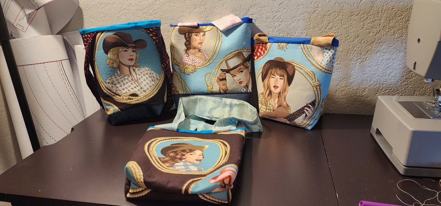 Cowgirls Don't Cry Brunch Tote Collection