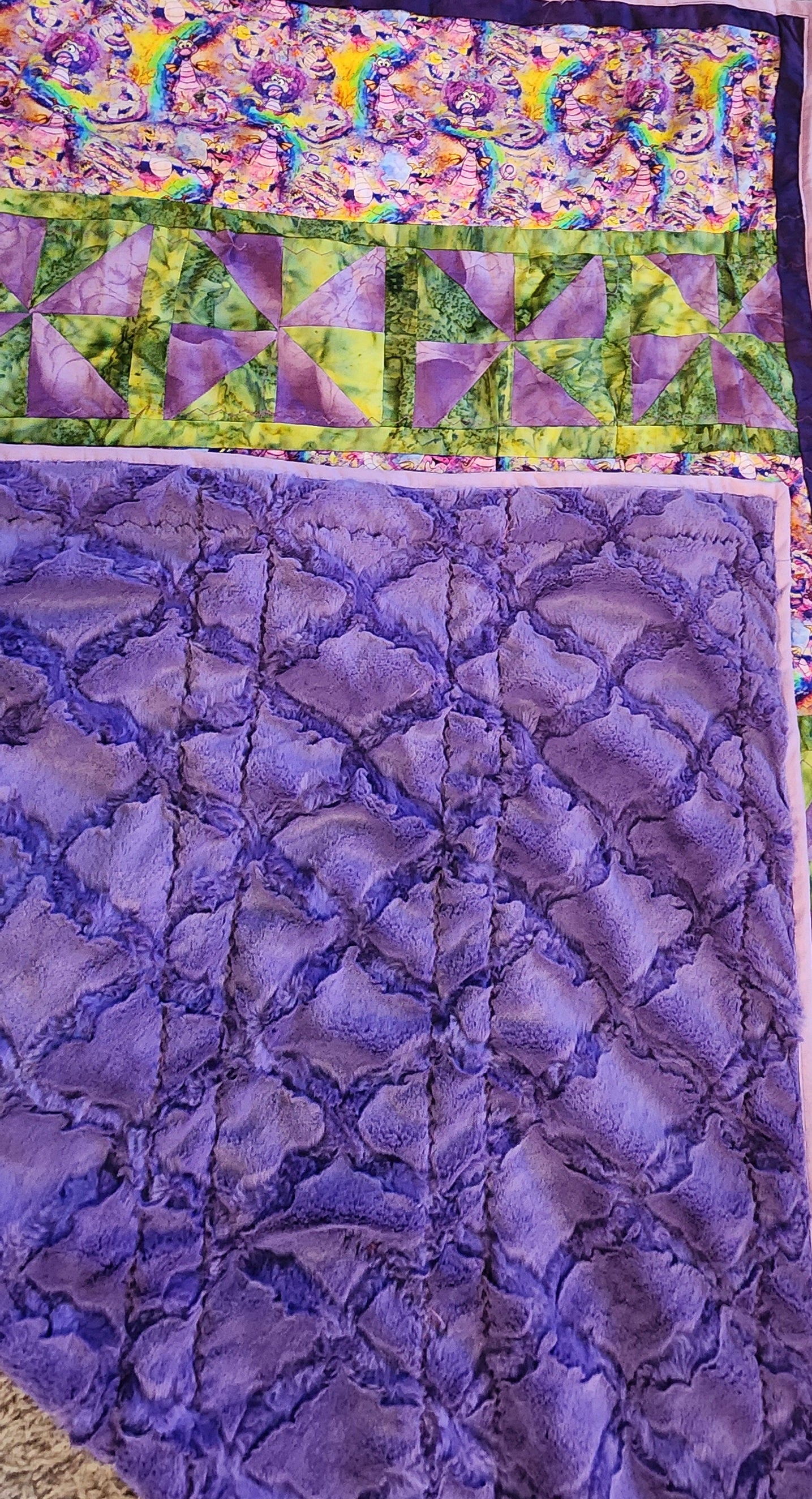 One Little Spark Throw Quilt