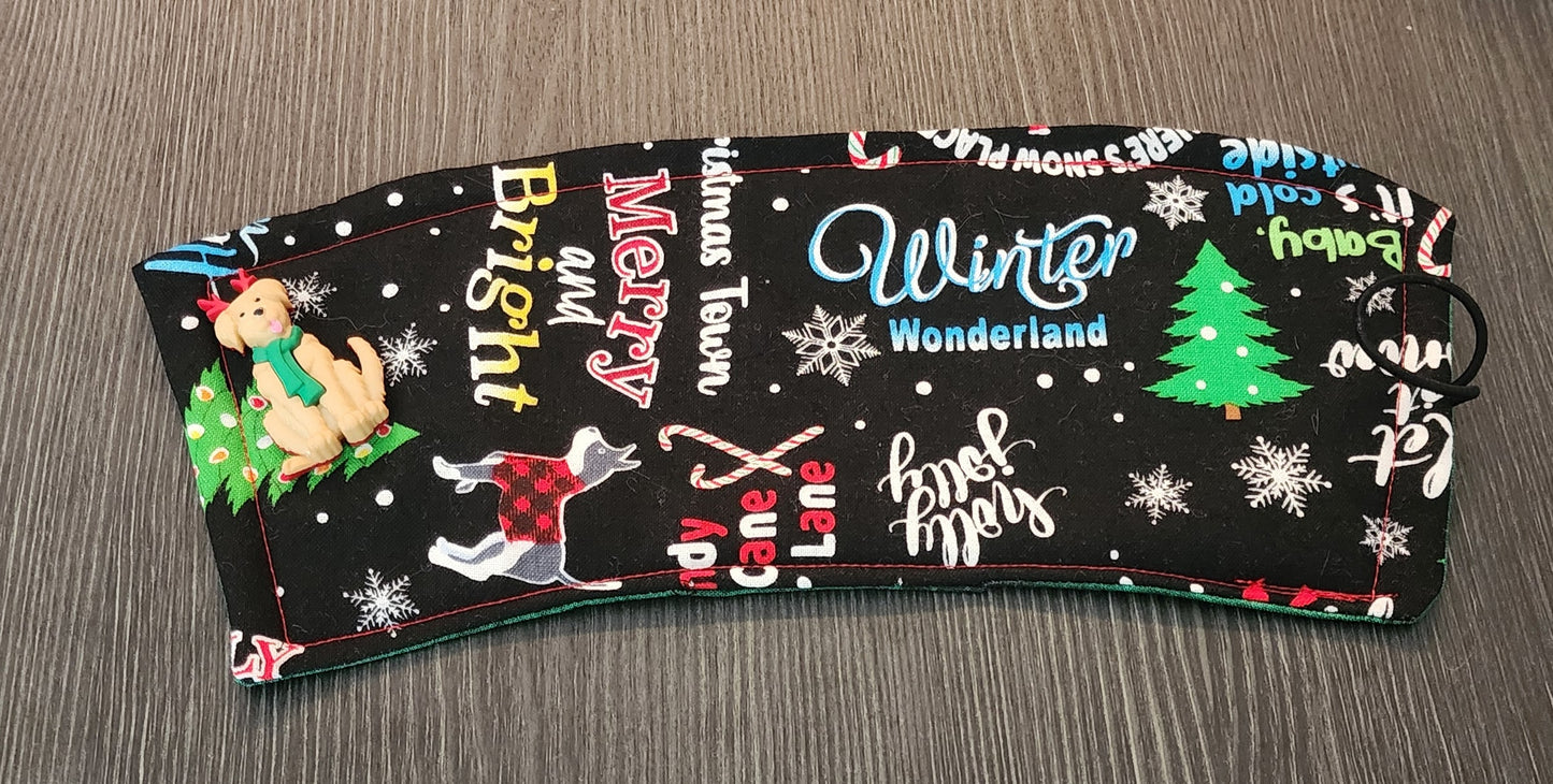 Holiday Coffee Cozies