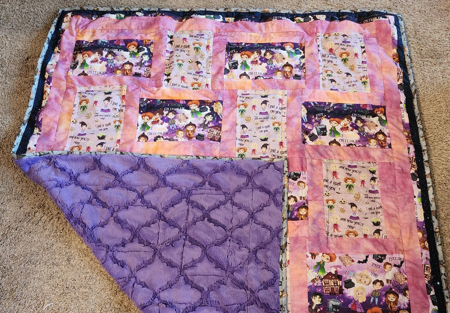 It's All a Bunch of Hocus Pocus Throw Quilt