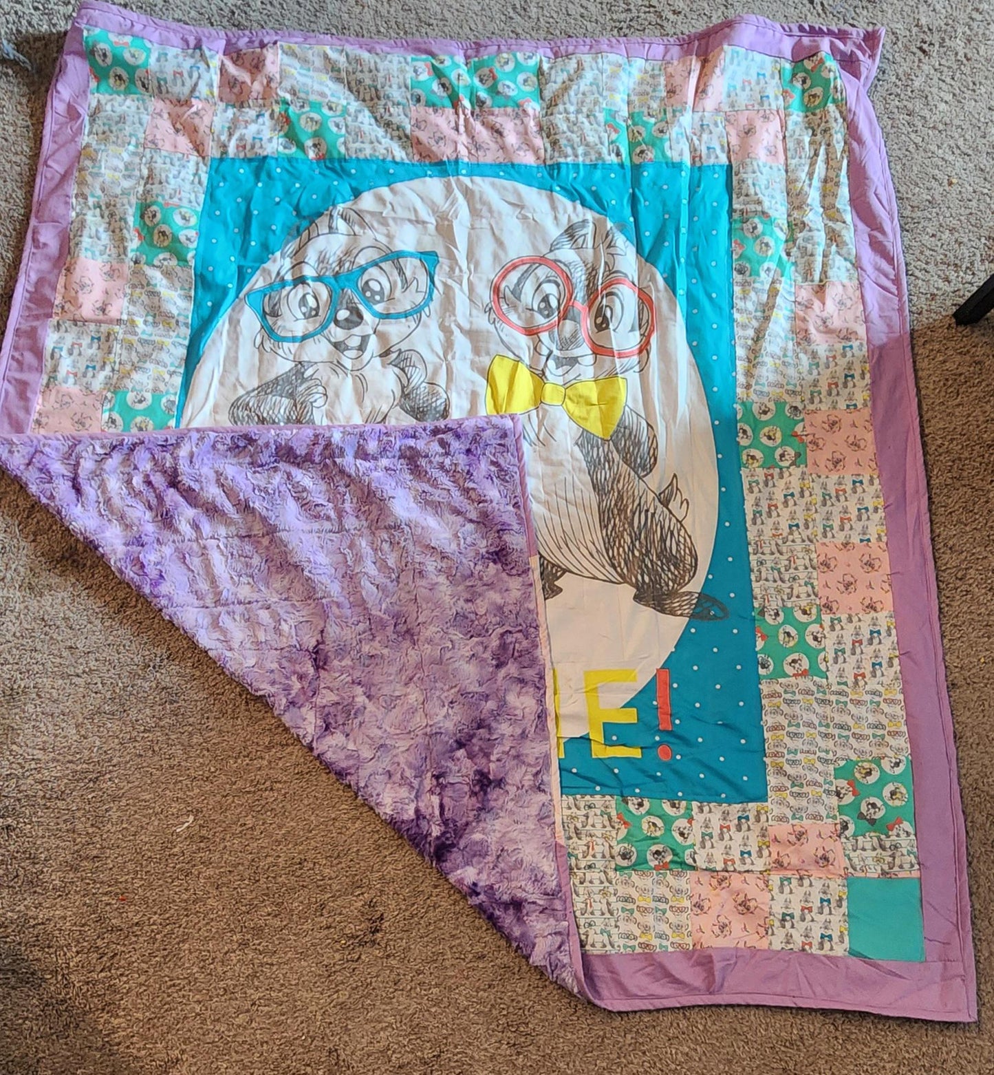 Double Trouble Throw Quilt