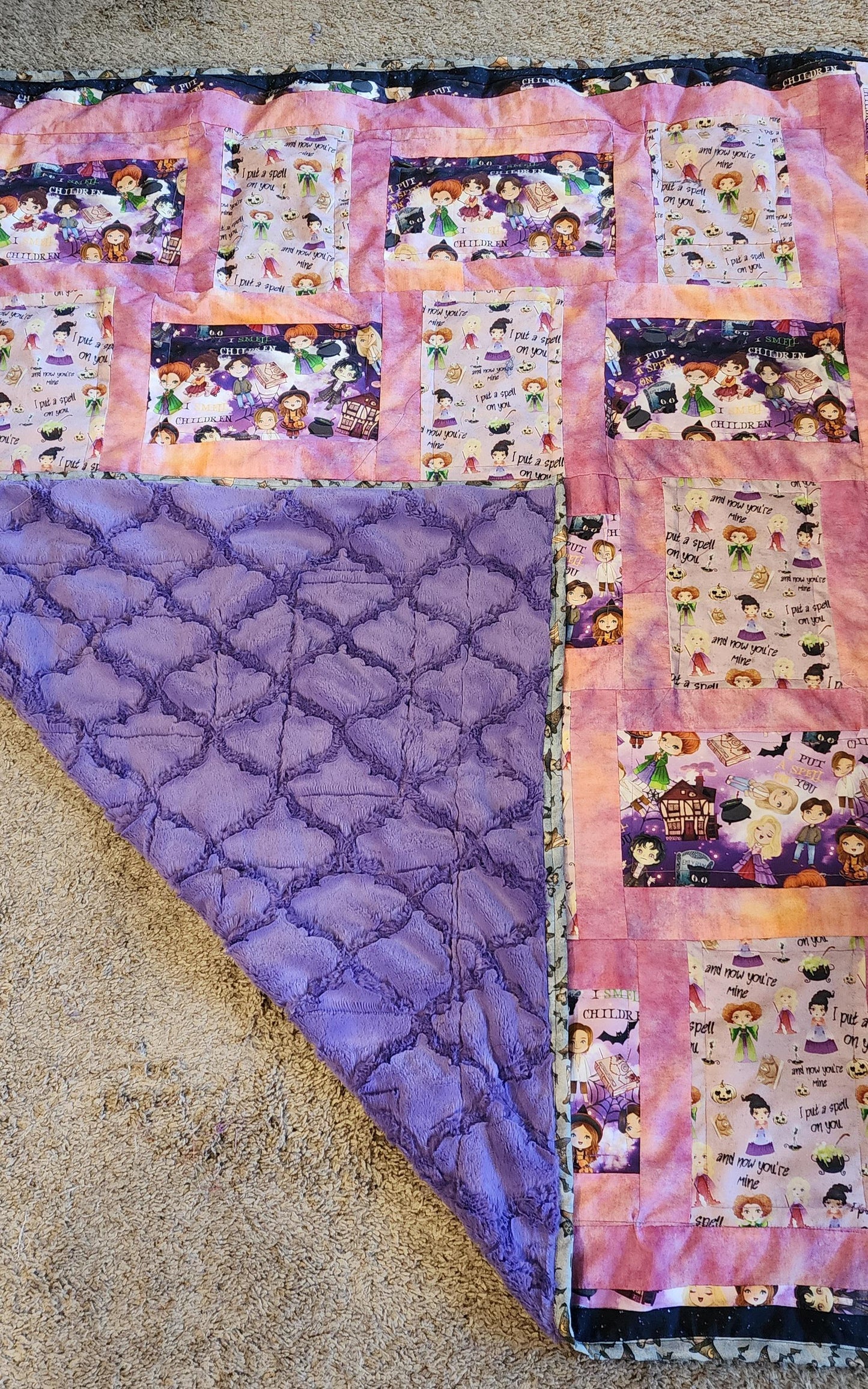 It's All a Bunch of Hocus Pocus Throw Quilt