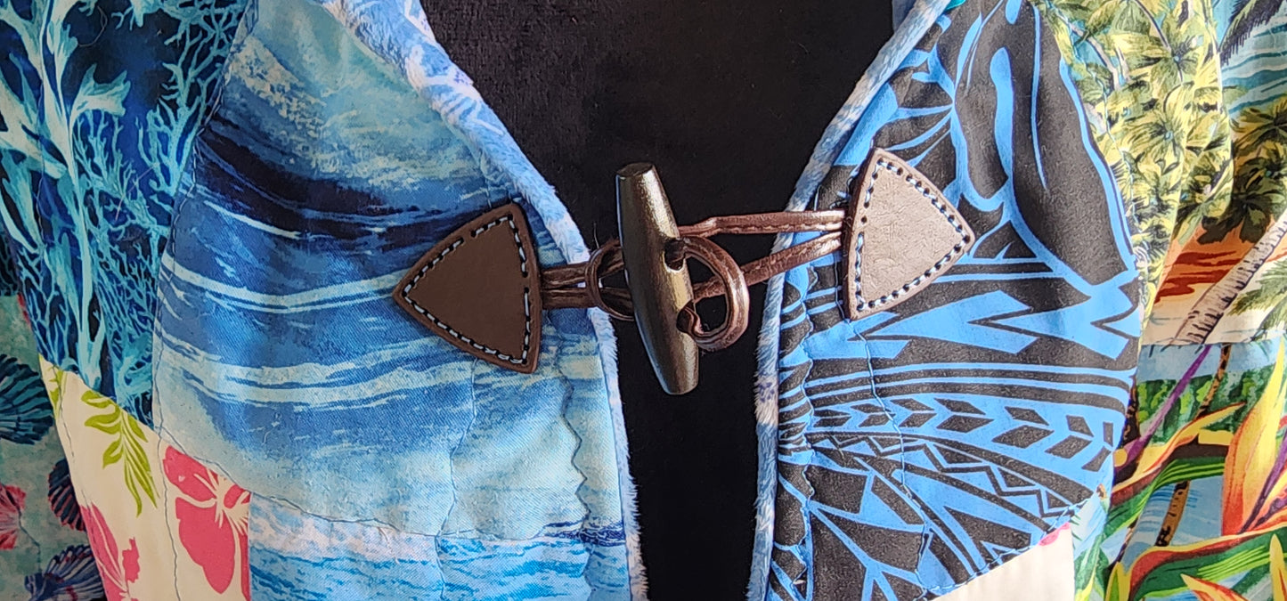 Beach Time Quilted Cape