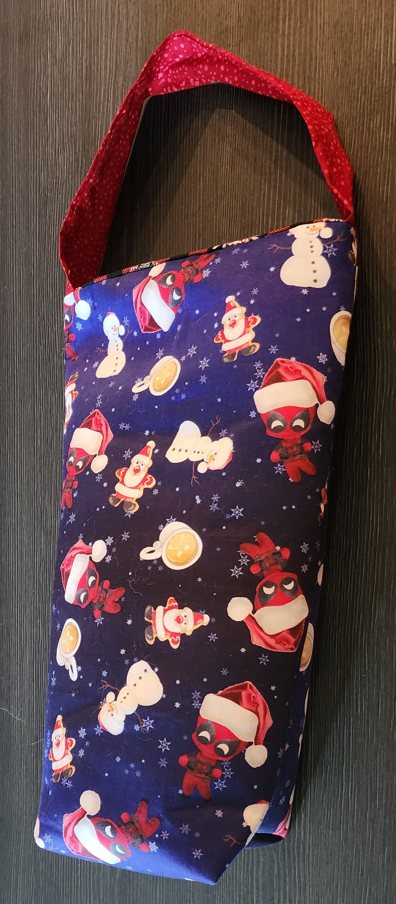 Christmas Wine Bag