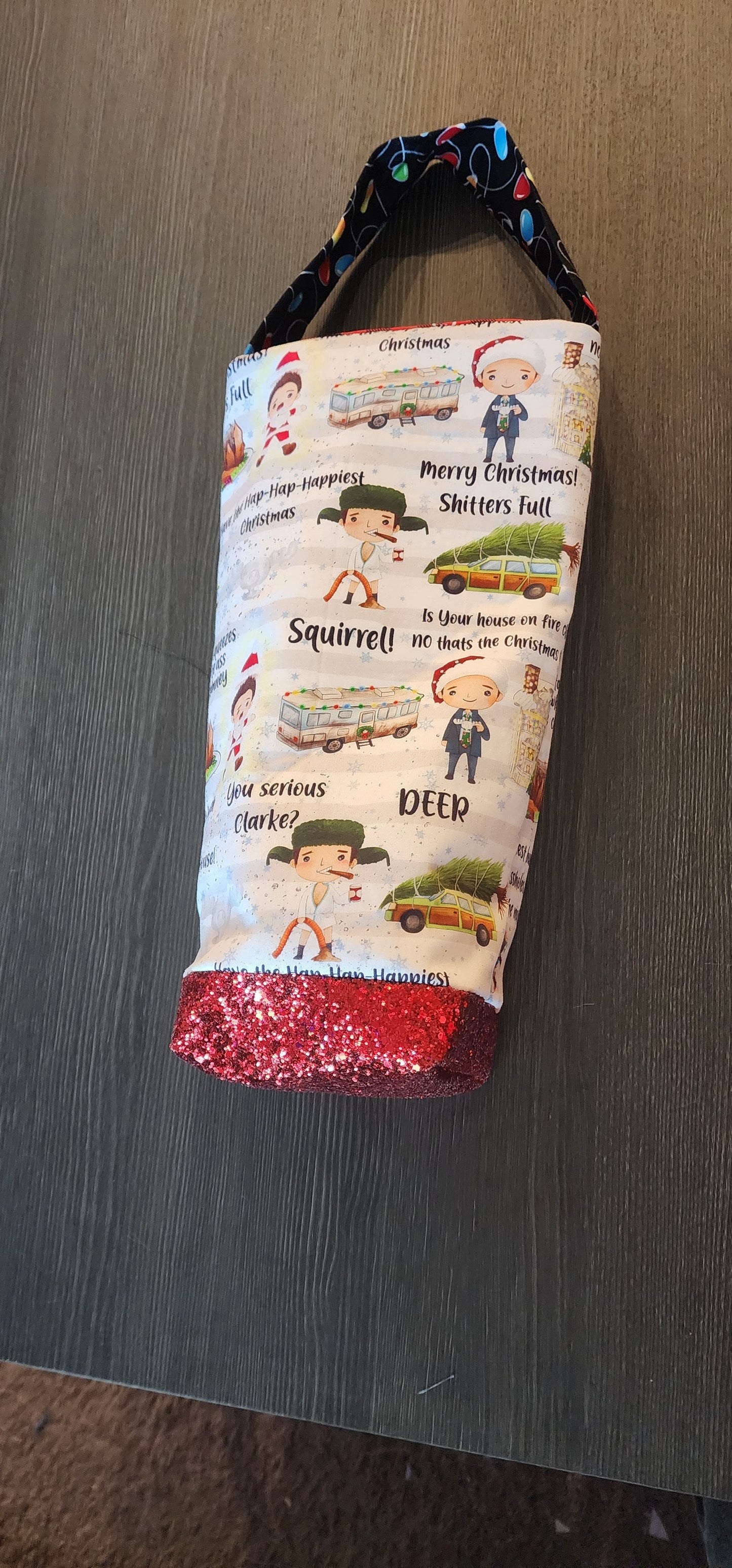 Christmas Wine Bag
