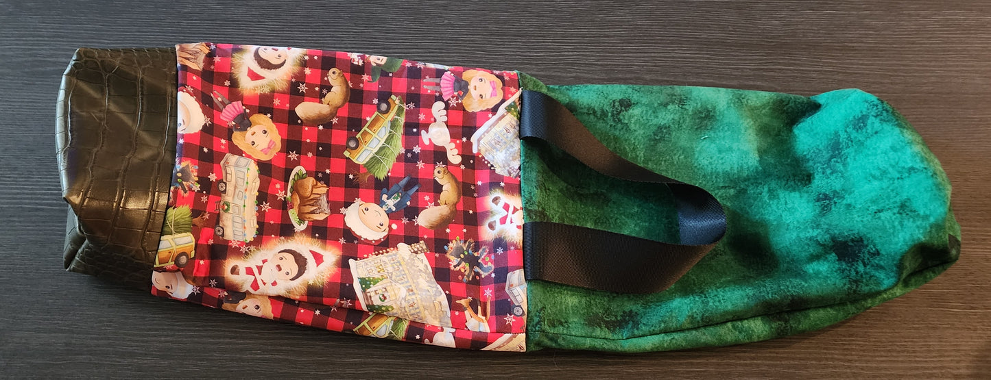 Christmas Wine Bag