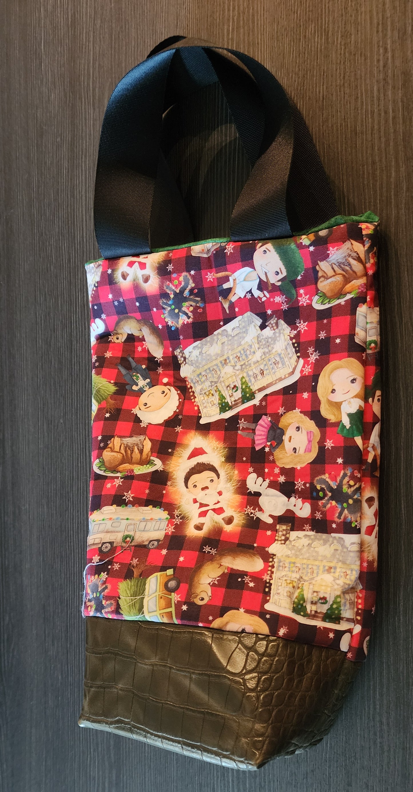 Christmas Wine Bag