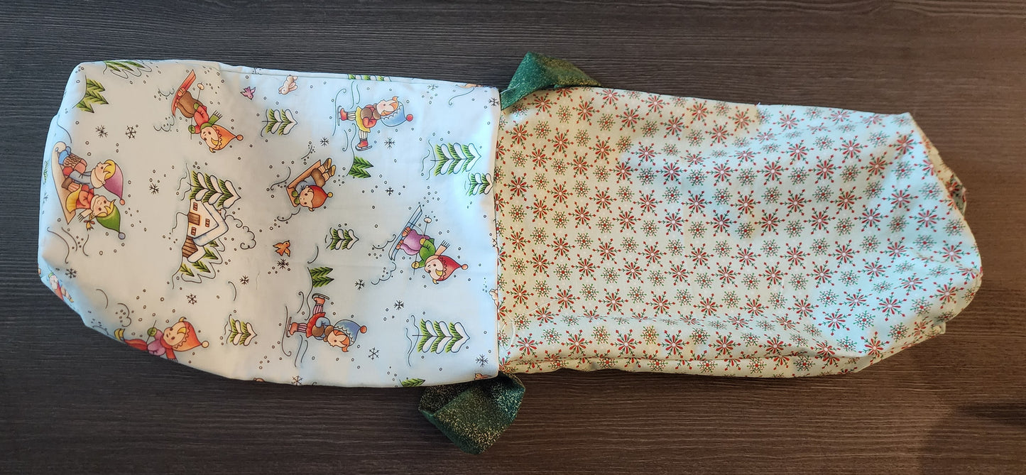 Christmas Wine Bag