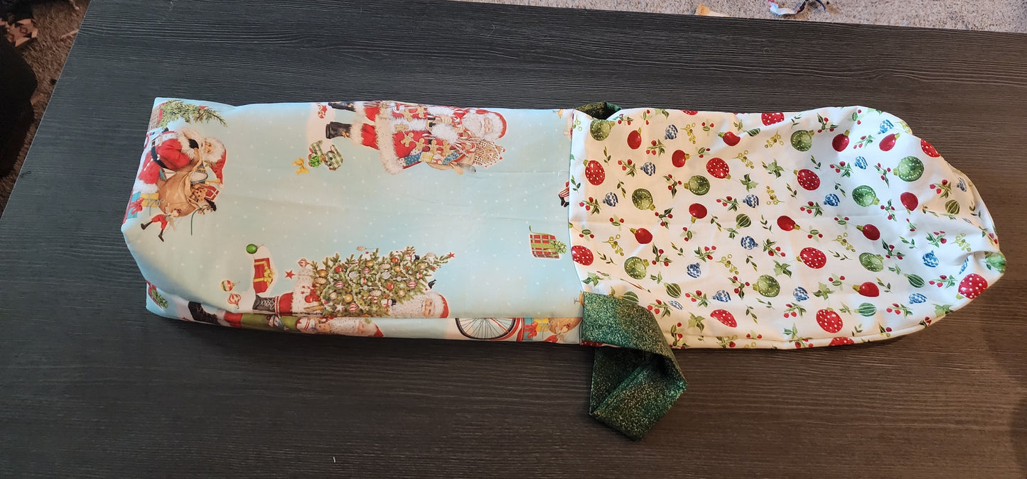Christmas Wine Bag