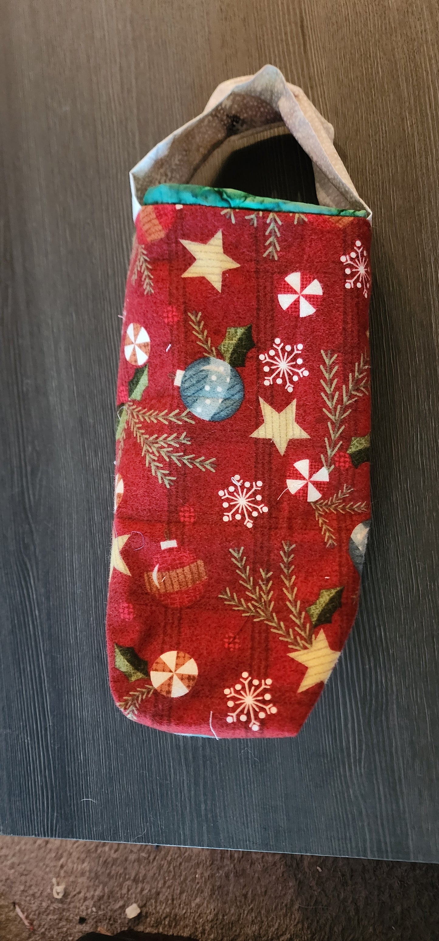 Christmas Wine Bag