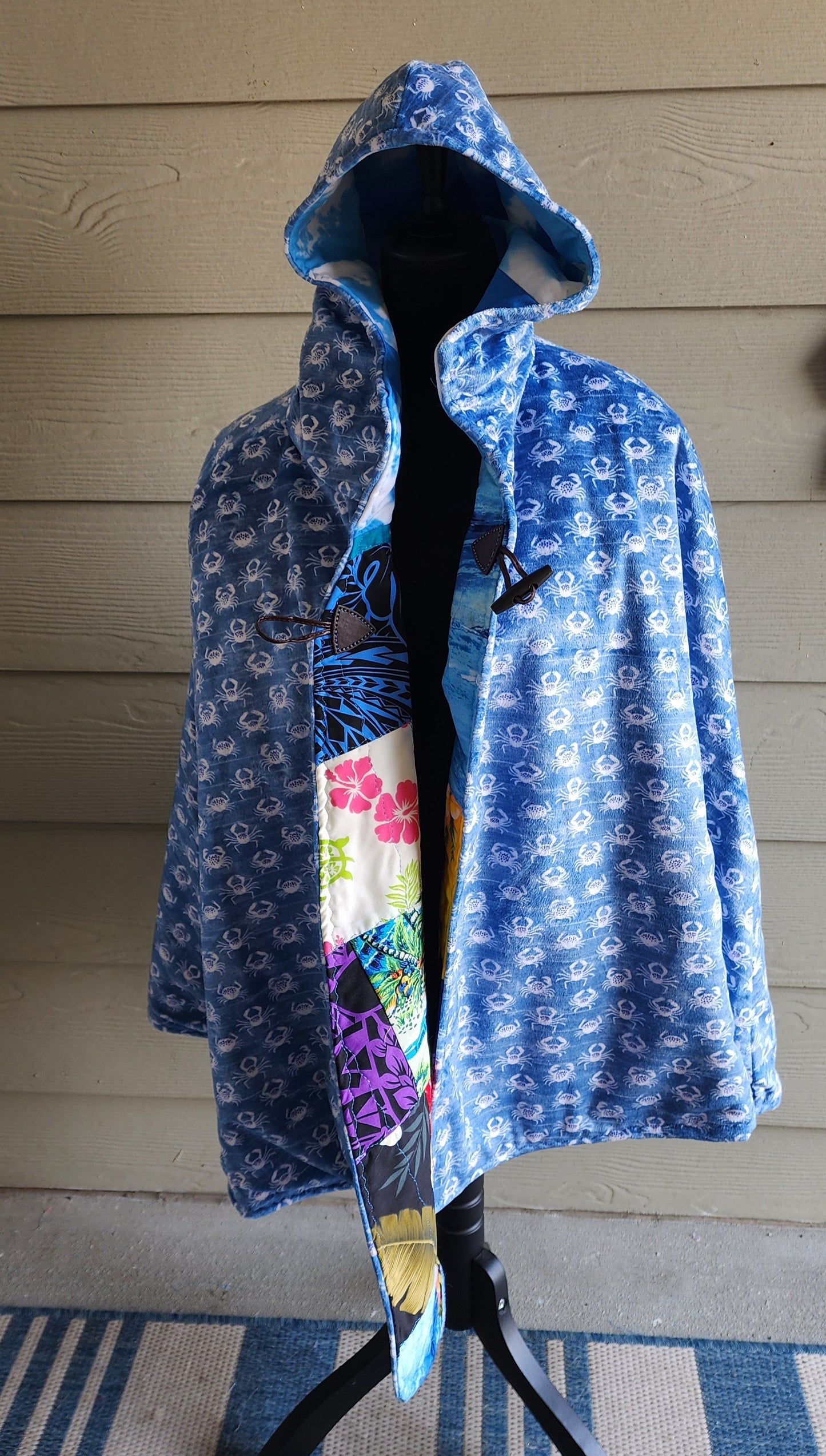 Beach Time Quilted Cape