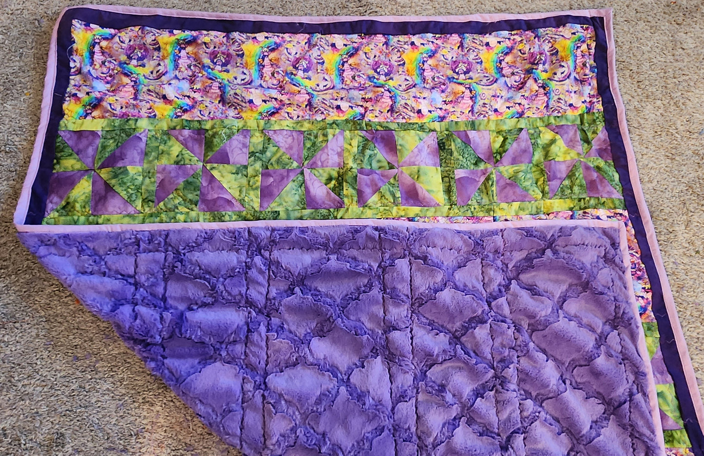 One Little Spark Throw Quilt