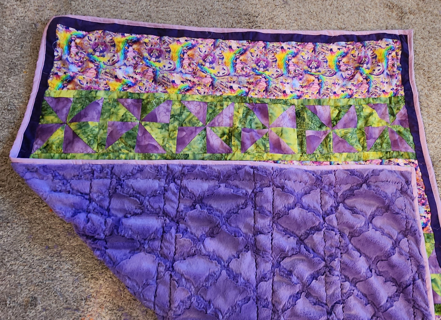 One Little Spark Throw Quilt