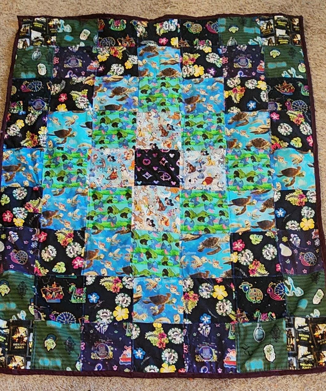 Enter the World of Imagination Throw Quilt