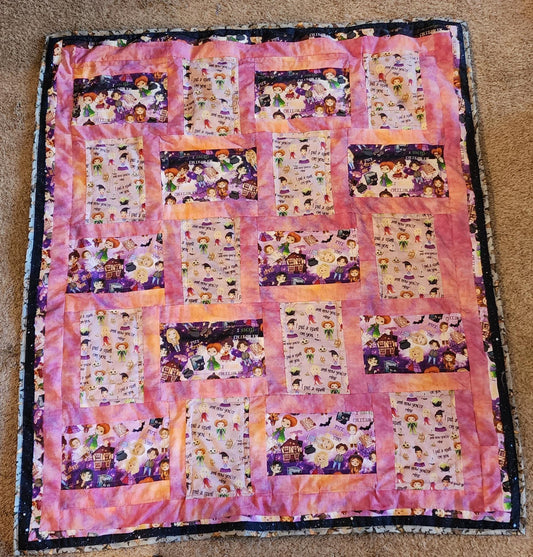 It's All a Bunch of Hocus Pocus Throw Quilt