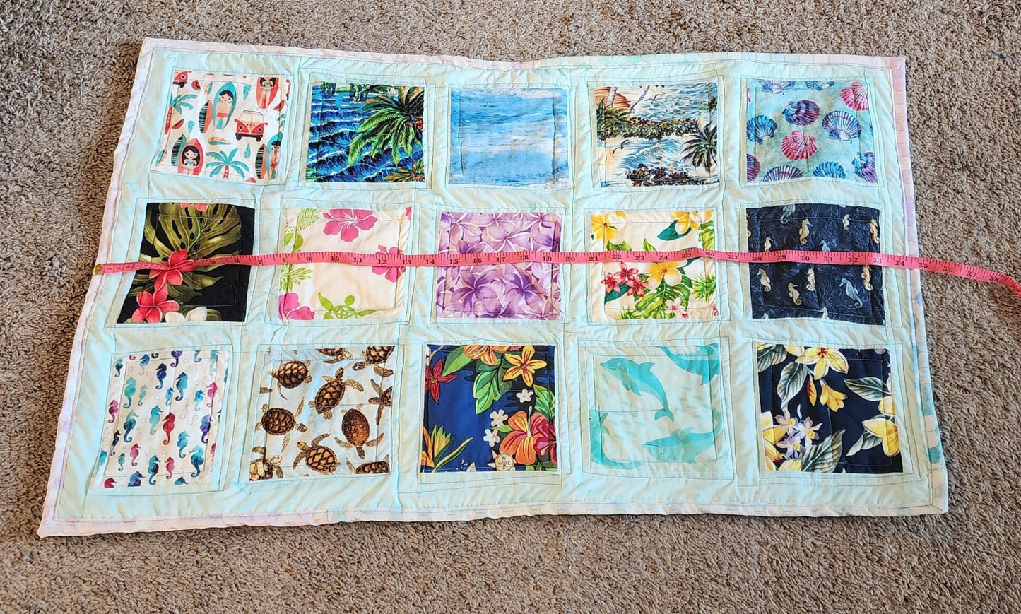 35x20 Beach Picture Table Topper