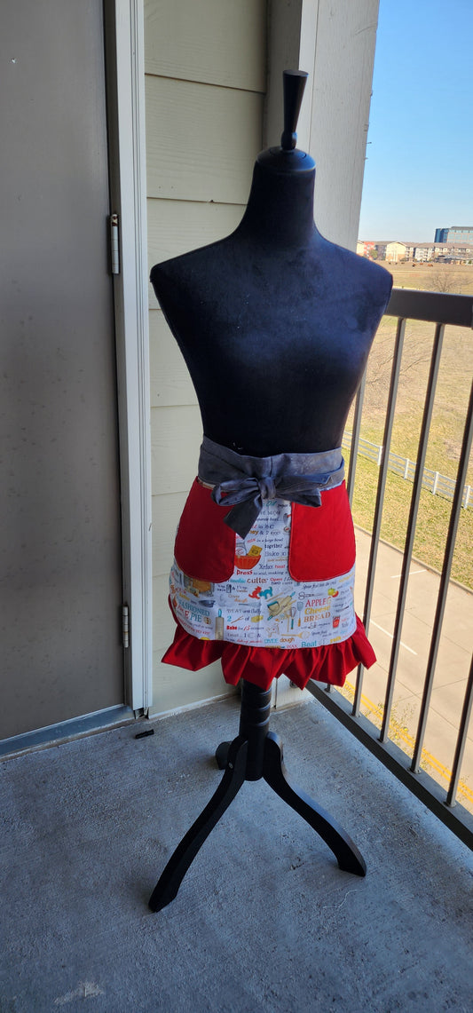 Ruffled Hostess Apron