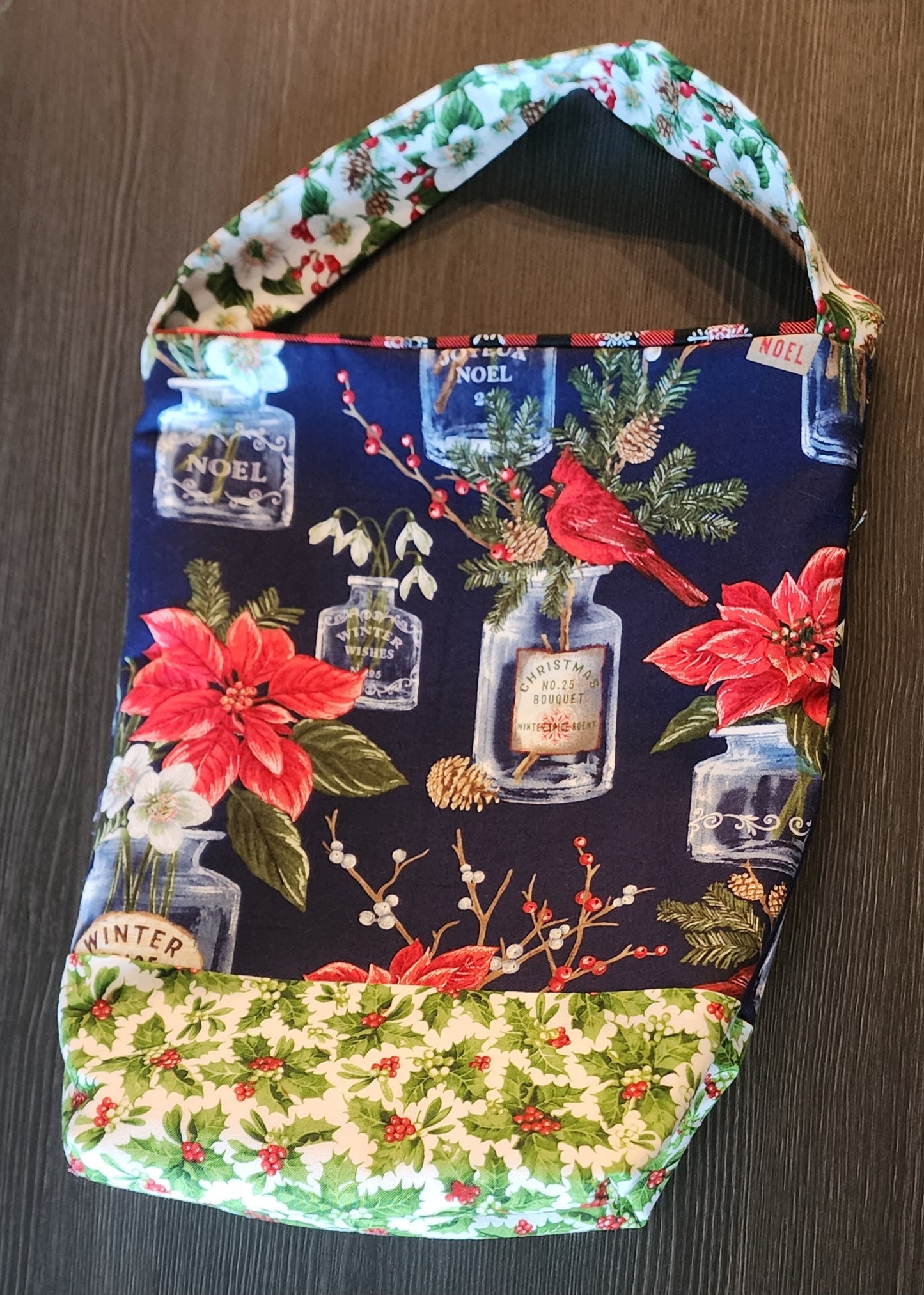 Christmas Wine Bag