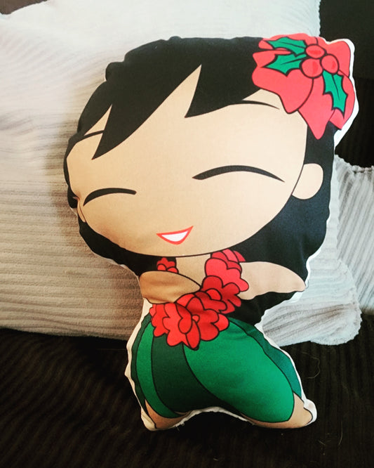 Hula Girl Pillow